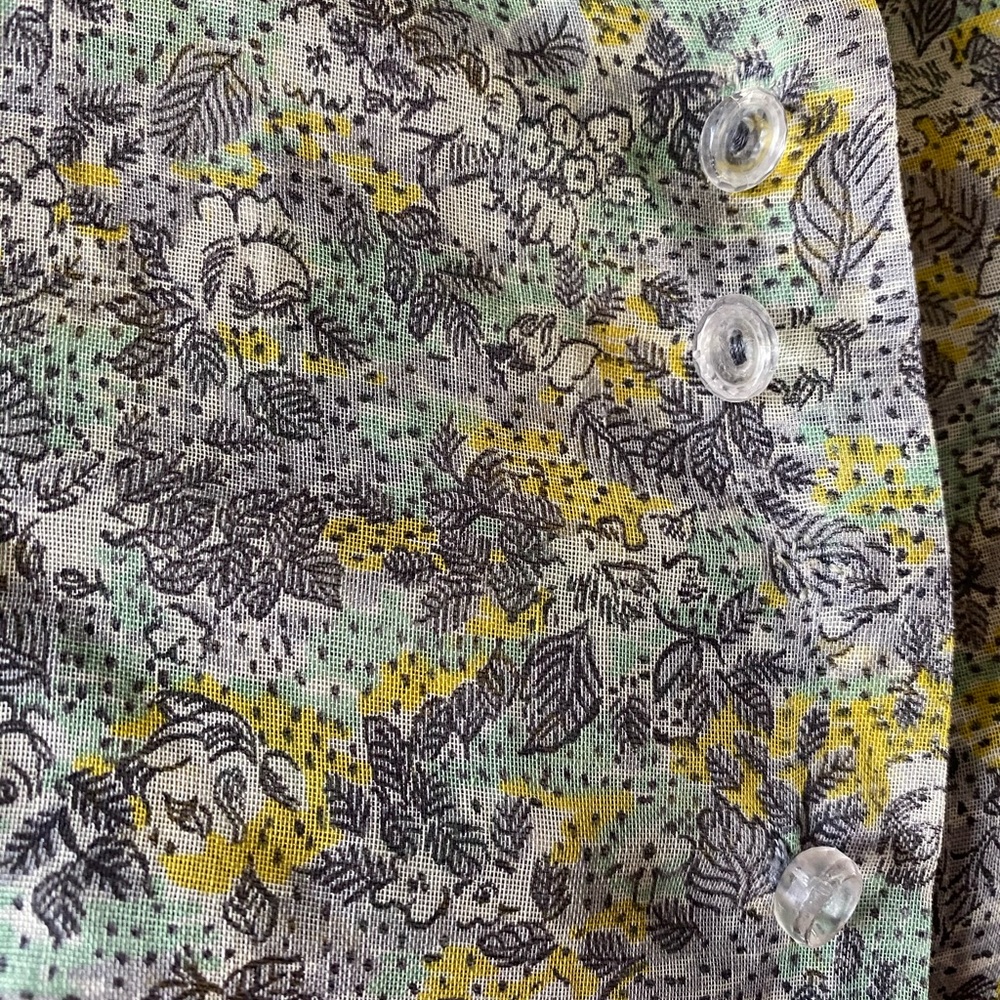SOLD🌈 Vintage 1930s sheer floral chiffon - Picture 3 of 9